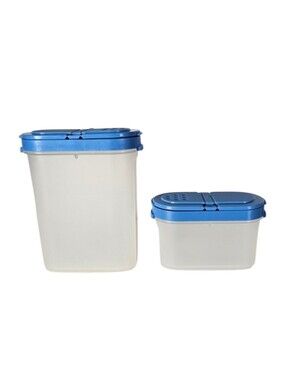 Vintage Tupperware Spice Storage Containers Set of 2